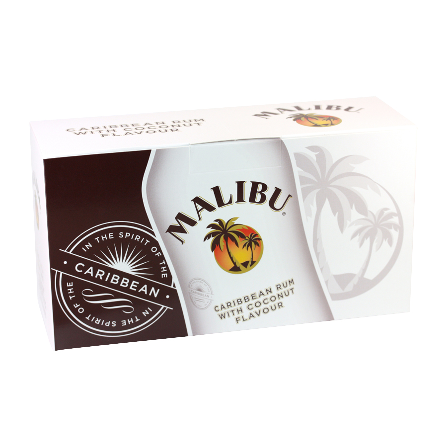Box 12 Mignonnettes de Rhum Coco MALIBU 5cl 21°