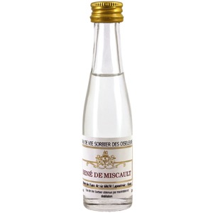 Mignonnette d'Eau de vie Miscault sorbier 3 cl 43°