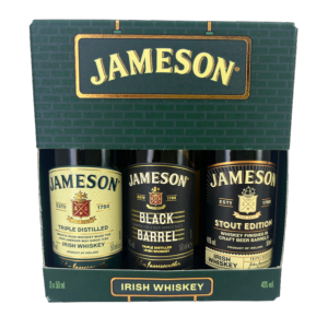 Box 3 mignonnettes Whisky Jameson 15 cl 40°
