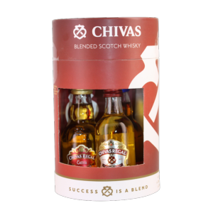 Box 3 Mignonnettes Whisky Chivas  15 cl 40°
